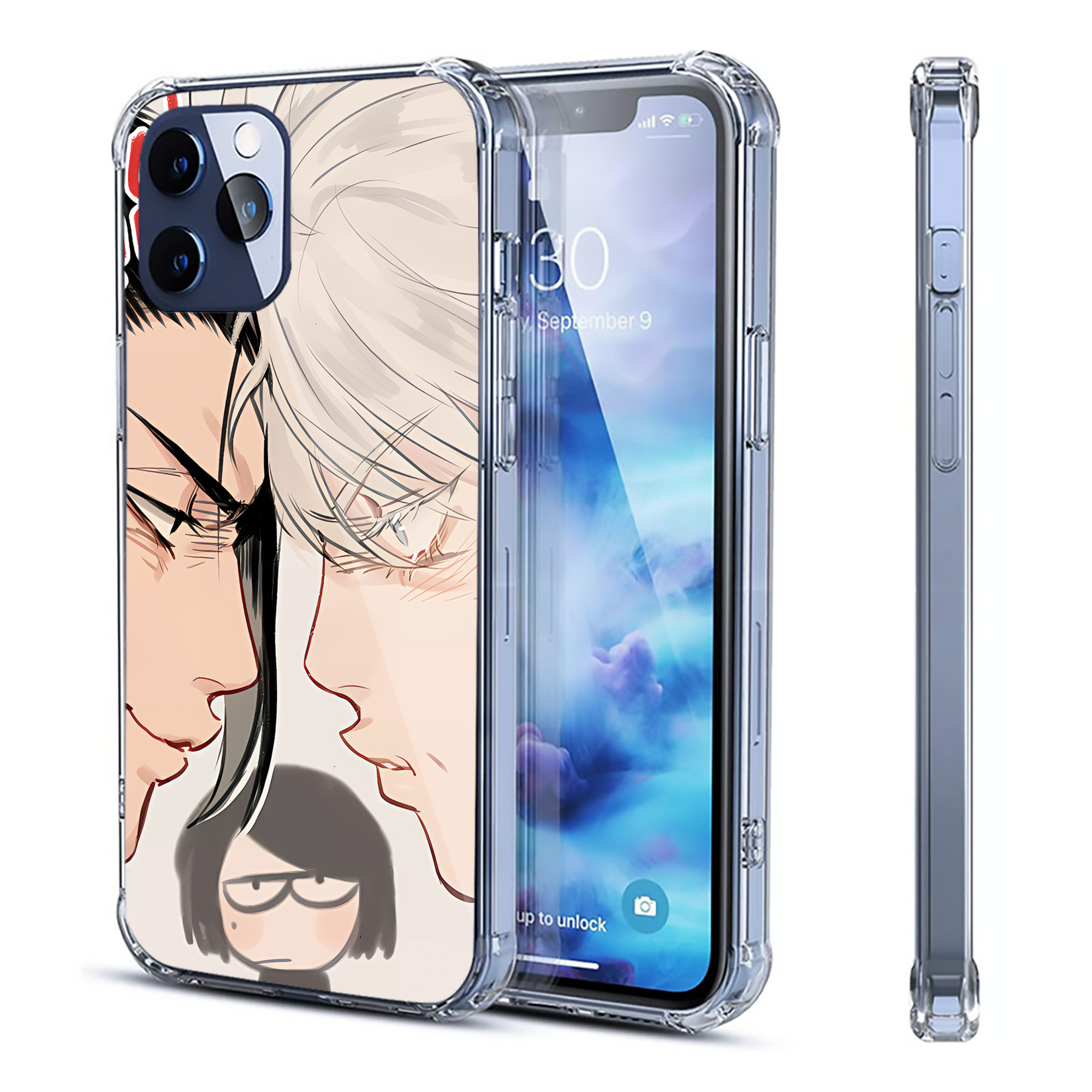 （画像用） SPY×FAMILY间谍家家酒 【iPhone 12シリーズ対応】透明スマホケース（クリアソフトケース）